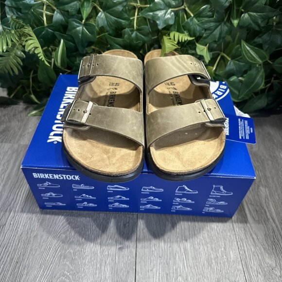Birkenstock Arizona CT Sandals Size 40 Faded Khaki NEW L9 M7